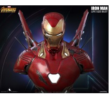 Marvel Avengers Infinity War Iron Man MK50 Life-size Bust (EX Battle Damage) 80 CM